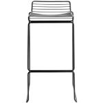 Reduzierte Schwarze Minimalistische Hay Hee Organische Barhocker & Barstühle aus Metall stapelbar Höhe 50-100cm, Tiefe 0-50cm 