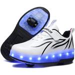 Weiße LED Schuhe & Blink Schuhe für Kinder Größe 37 