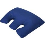 Marineblaue Hefel Kissenbezüge & Kissenhüllen aus Baumwolle 50x70 