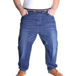 Blaue High Waist Jeans aus Denim für Herren Größe 8 XL 