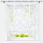 kaufen Weiße & online transparent Moderne Küchengardinen günstig Scheibengardinen