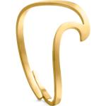 Nickelfreie Goldene Heideman Edelstahlringe poliert aus Edelstahl für Damen Größe 50 