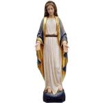 Heiligenfigur Gnadenspenderin Madonna H 12 cm Heilige Maria Holzfigur Holzstatue