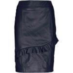 Marineblaue Heine Mini Miniröcke mit Reißverschluss aus Polyester enganliegend für Damen Größe S 