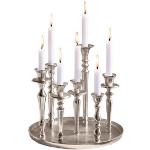 Silberne 32 cm Heine Home Kerzenständer & Kerzenhalter 