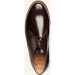 Braune Business Heinrich Dinkelacker Derby Schuhe mit Schnürsenkel aus Glattleder für Herren Größe 41,5 