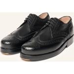 Schwarze Business Heinrich Dinkelacker Derby Schuhe mit Schnürsenkel aus Glattleder für Herren Größe 46 