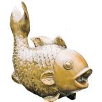 9 cm Heissner Großer Fisch Deko Fische aus Kunststein UV-beständig 