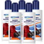 Heitmann Daunen Waschpflege 250ml - Für Textilien mit Daunenfüllung (5er Pack)