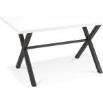 Weiße Hela-Tische Esstische & Esszimmertische aus Kunststoff Breite 100-150cm, Höhe 100-150cm, Tiefe 50-100cm 