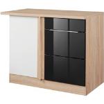 Schwarze Küchenunterschränke Breite 100-150cm günstig online kaufen
