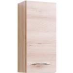 Hellbraune Held Möbel Portofino Bad Hängeschränke aus Buche Breite 0-50cm, Höhe 50-100cm, Tiefe 0-50cm 