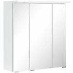 Reduzierte Weiße Held Möbel Spiegelschränke aus Glas Breite 50-100cm, Höhe 50-100cm, Tiefe 0-50cm 