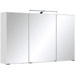 Weiße Held Möbel Spiegelschränke aus Glas LED beleuchtet Breite 50-100cm, Höhe 50-100cm, Tiefe 0-50cm 