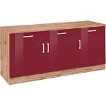Reduzierte Rote Held Möbel Küchenunterschränke mit Schublade Breite 150-200cm, Höhe 50-100cm, Tiefe 50-100cm 