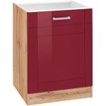 Rote Küchenunterschränke Breite 50-100cm günstig kaufen online