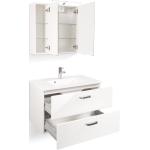 Weiße Held Möbel Bologna Waschbeckenunterschränke & Badunterschränke 