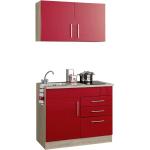 Rote Held Möbel Singleküchen & Miniküchen aus Eiche Breite 100-150cm 