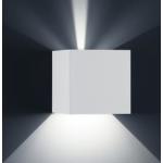 Helestra LED-Wandaußenleuchte SIRI 44 L 15x15cm weiß A28442.07 F