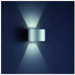 Silbergraue Helestra Siri Runde LED Wandlampen 
