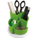 Grüne Helit Schreibtisch Organizer aus Kunststoff 