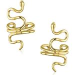 Nickelfreie Goldene Bling Jewelry Ear Cuffs & Ohrklemmen vergoldet aus Gold 14 Karat für Damen 