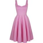 Hell Bunny - Rockabilly Kleid knielang - Heidi Dress Pink - XS bis 3XL - für Damen - Größe XS - pink