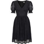 Hell Bunny - Rockabilly Kurzes Kleid - Mortem Mini Dress - XS bis 4XL - für Damen - Größe 3XL - schwarz