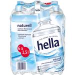 Hella Mineralwasser Naturell 1,5 Liter, 6er Pack