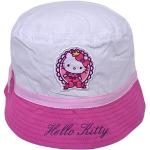 Weiße Motiv Casual Hello Kitty Kindersonnenhüte & Kindersommerhüte aus Baumwolle 52 trocknergeeignet für Mädchen 