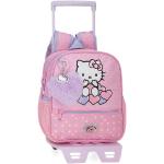 Rosa Hello Kitty Rucksack-Trolleys für Mädchen klein zum Schulanfang 