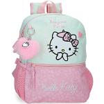 Reduzierte Pinke Hello Kitty Schulrucksäcke mit Bommeln für Kinder klein zum Schulanfang 