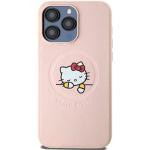 Hello Kitty PU Kitty Asleep Logo MagSafe Backcover für das iPhone 15 Pro Max Pink