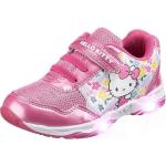 Reduzierte Rosa Hello Kitty Low Sneaker mit Schnürsenkel aus Textil für Kinder Größe 32 