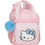 Rosa Hello Kitty Rucksack-Trolleys mit Reißverschluss gepolstert für Mädchen zum Schulanfang 