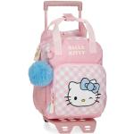 Rosa Hello Kitty Rucksack-Trolleys mit Reißverschluss für Kinder 