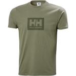 Reduzierte Olivgrüne Langärmelige Helly Hansen T-Shirts aus Baumwolle für Herren Größe S 