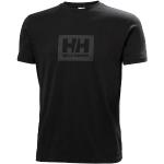 Reduzierte Schwarze Langärmelige Helly Hansen T-Shirts aus Baumwolle für Herren Größe S 