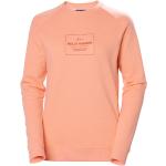 Reduzierte Orange Helly Hansen Rundhals-Ausschnitt Damensweatshirts aus Baumwolle Größe XS 