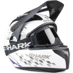 §Helm Shark Explore-R Arachneus Weiß-Schwarz-Silber§
