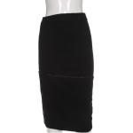 Schwarze HELMUT LANG Maxi Maxiröcke aus Wolle für Damen Größe XS 