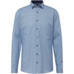 Reduzierte Royalblaue Casual Langärmelige OLYMP Kentkragen Hemden mit Kent-Kragen für Herren Größe M 