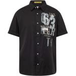 Schwarze Camp David Kentkragen Hemden mit Kent-Kragen für Herren Größe S Große Größen 