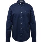Reduzierte Marineblaue Langärmelige Gant Herrenlangarmhemden Größe 3 XL Große Größen 