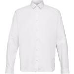 Reduzierte Weiße Langärmelige Esprit Kentkragen Hemden mit Kent-Kragen für Herren Größe S 