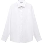 Reduzierte Weiße Casual Langärmelige Mango Man Kentkragen Hemden mit Kent-Kragen für Herren Größe M 
