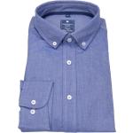 Blaue Redmond Button Down Kragen Hemden mit Button-Down-Kragen aus Baumwolle für Herren 