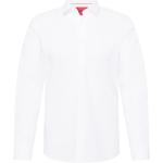 Reduzierte Weiße Casual Langärmelige HUGO BOSS HUGO Elisha Kentkragen Hemden mit Kent-Kragen für Herren Größe S 