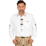 Weiße Langärmelige OS TRACHTEN Herrenlangarmhemden aus Baumwolle Größe 5 XL 