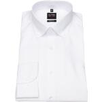 Weiße OLYMP Level Five Button Down Kragen Hemden mit Button-Down-Kragen für Herren 